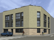 render edificio plurifamiliar
